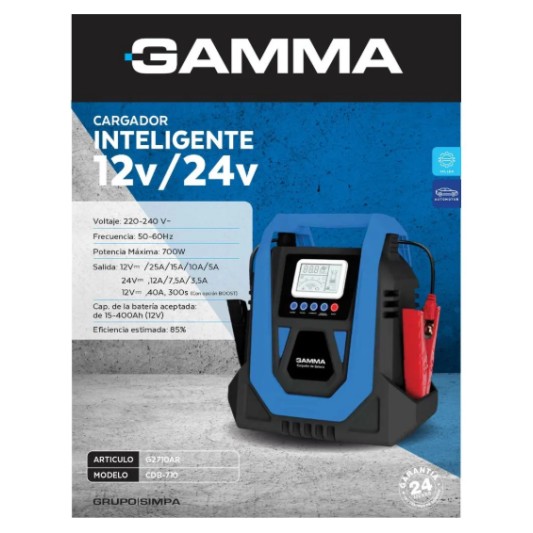 GAMMA CARGADOR BATERIA INTELIGENTE...
