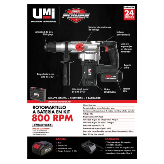 GAMMA UMI ROTOMARTILLO HU-106KAR A...