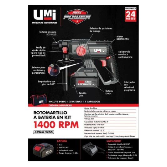 GAMMA UMI ROTOMARTILLO HU-105KAR A...