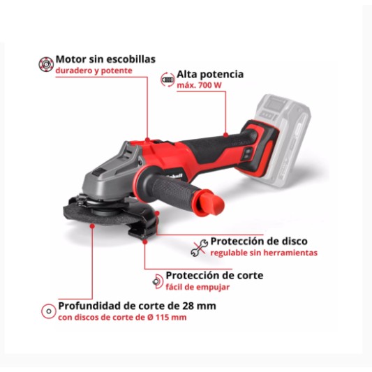 EINHELL AMOLADORA AXXIO 18-115...
