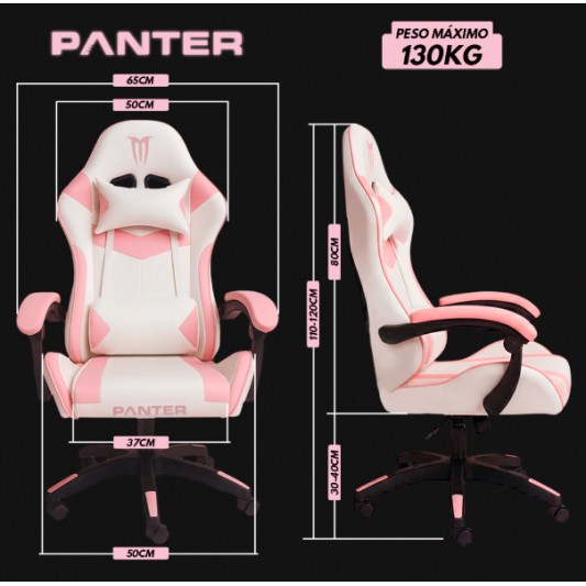 PANTER SILLA GAMER SGZ-RB ROSA-BLANCO