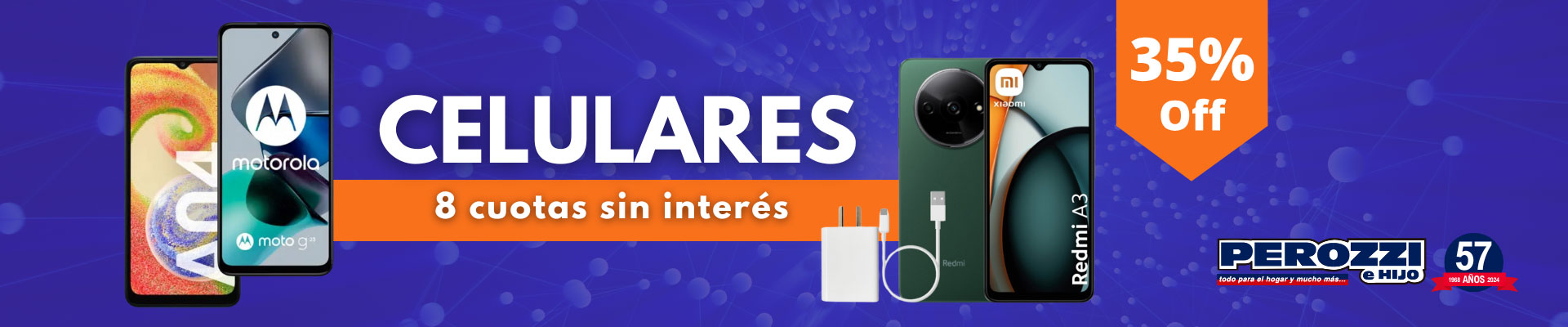 Celulares en Perozzi