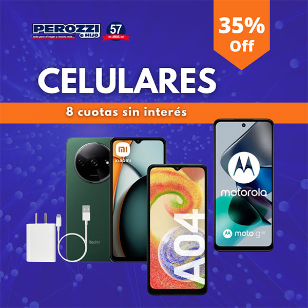 Celulares en Perozzi
