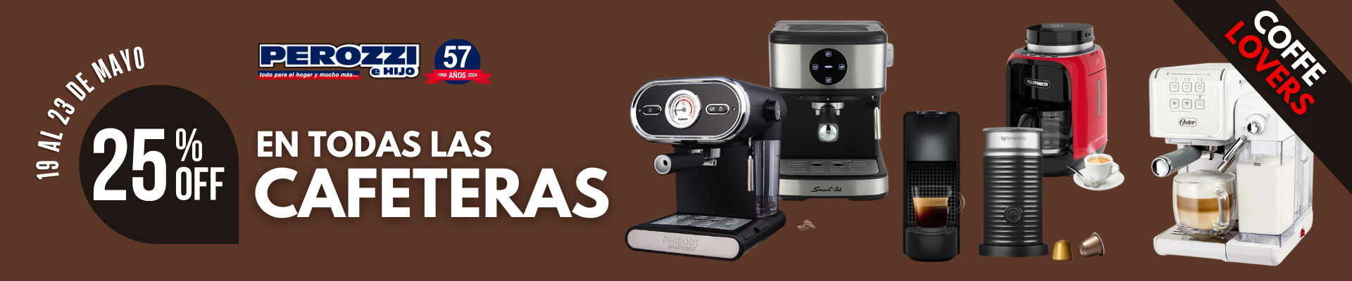 Cafeteras en Perozzi