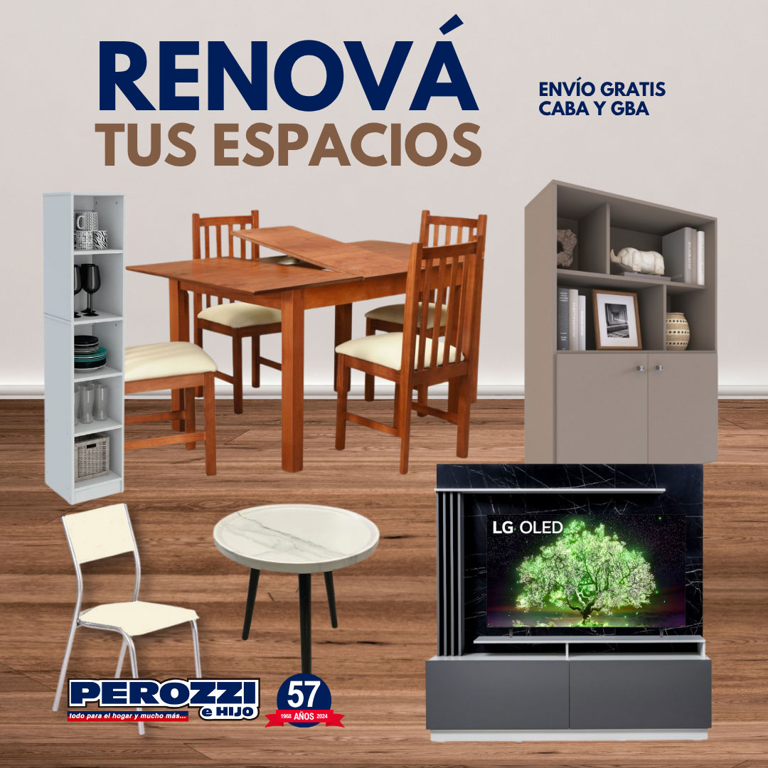 Renová tus espacios en Perozzi