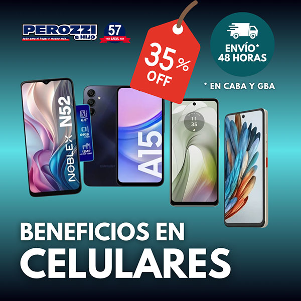 Celulares en Perozzi