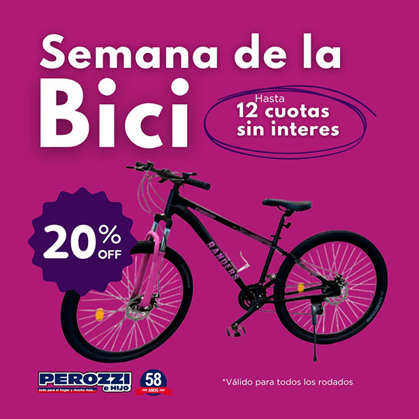 Semana de la Bici en Perozzi